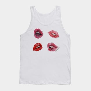 assorted lips Tank Top